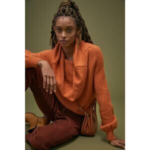 Anthropologie Cowl Neck Slouchy Women's Sweater - New Size Small